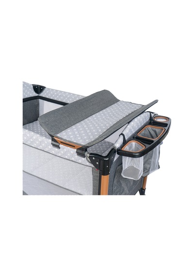 Mamma Luxury Alüminyum Anne Yanı Organizerli Dönenceli Park Yatak Beşik 70 X 110 Cm.