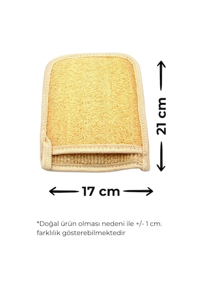 5 Li Banyo Hamam Kese Seti Doğal Kabak Lifi Yüz + Vücud + Sırt + Sabun + Kese // Set10