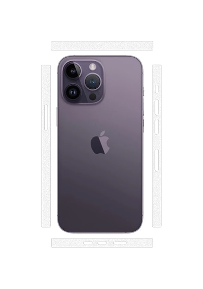 Ally iPhone Uyumlu 14 Pro Max Hidrojel Hayalet Yan Alt Üst Kaplama Koruyucu Film- 5775