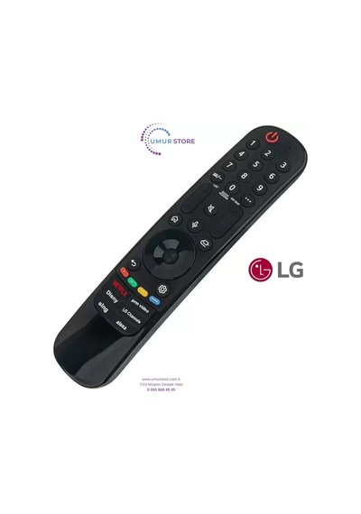 Lg İle Uyumlu Model Oled65c46la Webos Tv Kumandası-mikrofon Ve Air Mouse