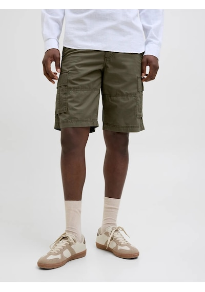 Jack & Jones Jack&jones Jpstcole Mateo Erkek Kargo Şort 12274389 Yeşil