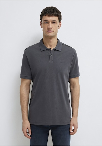 Mavi - Mavi Black Antrasit Polo Tişört 0613136-89100 Antrasit