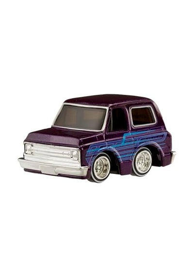 Entertaintment Cartuned S3 1969 Chevy K5 - Mor Lowrider Araba Açık Bej