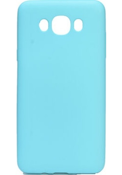 Samsung Galaxy Uyumlu J7 2016 Kılıf Esnek Yapılı İnce Slim Silikon Kapak Ryc/premier Saks Mavisi