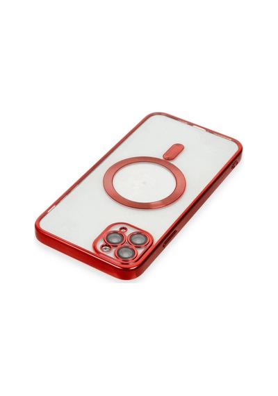 Apple iPhone Uyumlu   11 Pro Max Kılıf Kross Magneticsafe Kapak - Kırmızı