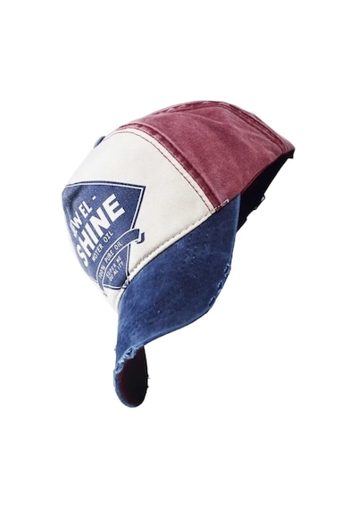 Tezzgelsin Unisex Eskitme Jewel Shine Ayarlanabilir Beyzbol Kep Şapka Baseball Şapka Lacivert Kırmızı