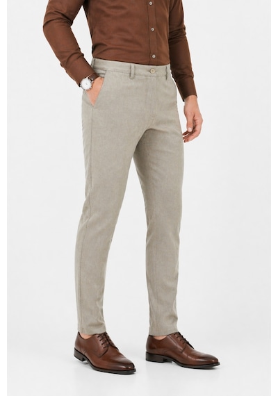 Polo Casimo Erkek Silim Fit Spor Kumaş Pantolon Bgl-st05390 Haki