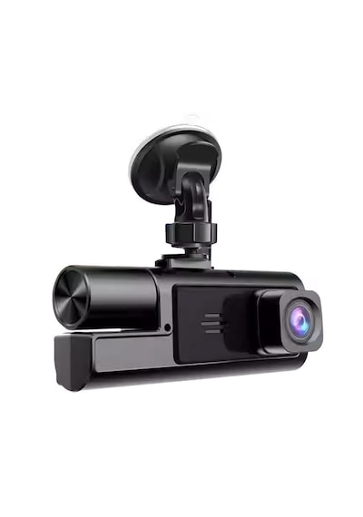 Süper Hd 1296p 3 Kameralı Araç İçi Dash Cam - G-sensör, Geniş Açı