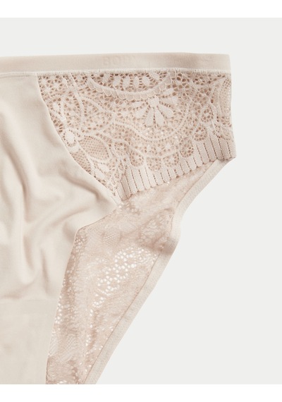 Marks & Spencer 3'lü Body Soft High Leg Külot Seti Bej
