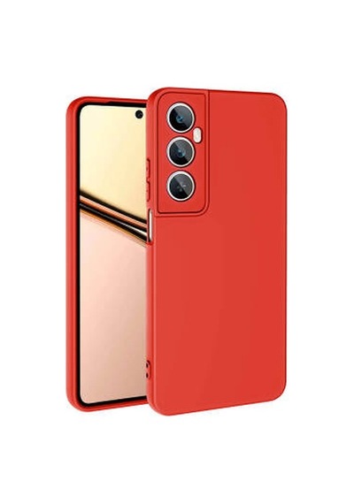 Lexroo Realme C65 4g Mara Lansman Tpu Silikon İnce Kılıf - Kırmızı