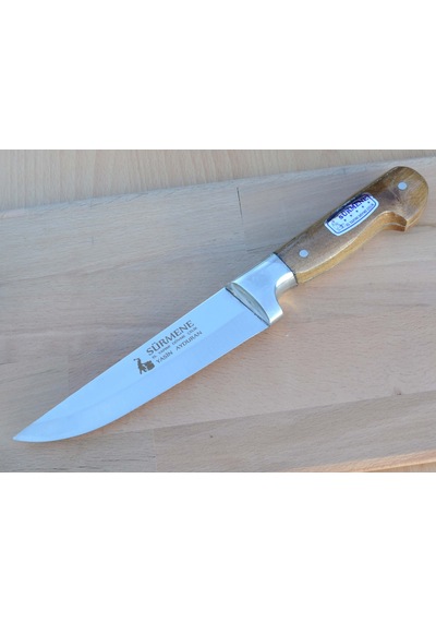 Sürmene Kasap Bıçağı Mutfak Bıçağı 27 CM No 1 T5 Çubuk Çelik Siyah