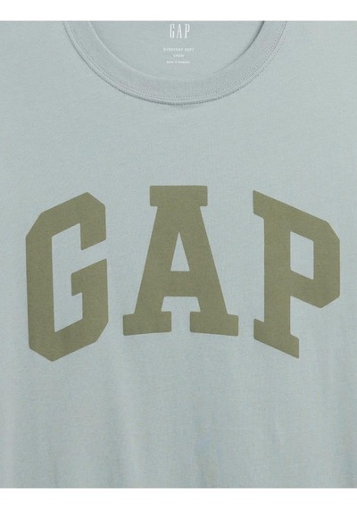 Gap Everyday Soft Basic Logo 856659 T-shirt Kısa Kol Tişört Erkek T-shirt Yeşil-14332
