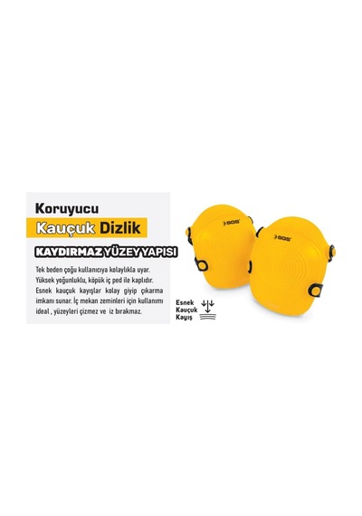 Xmlbayiciniz Körüklü Kauçuk Dizlik 1 Çift Genel
