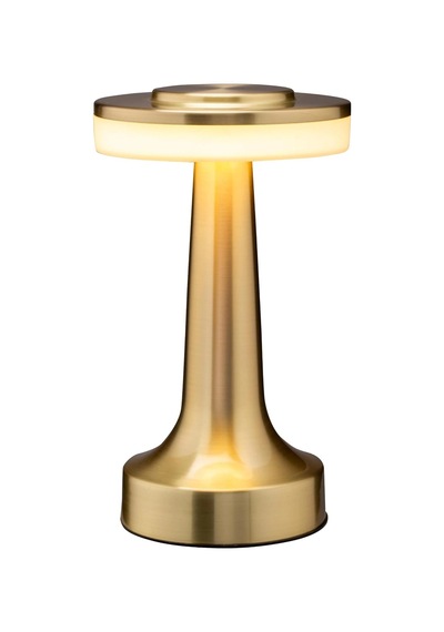 Retro Şarjlı Metal Masa Lambası 3 Farklı Işık Modu, Şık Atmosfer Çok Renkli