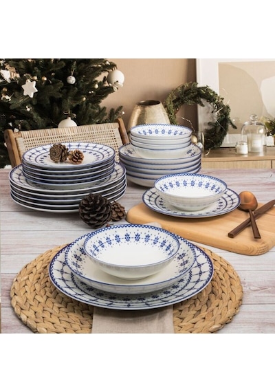 Güral Camelia 24 Parça 6 Kişilik Yemek Takımı 1614 4858621