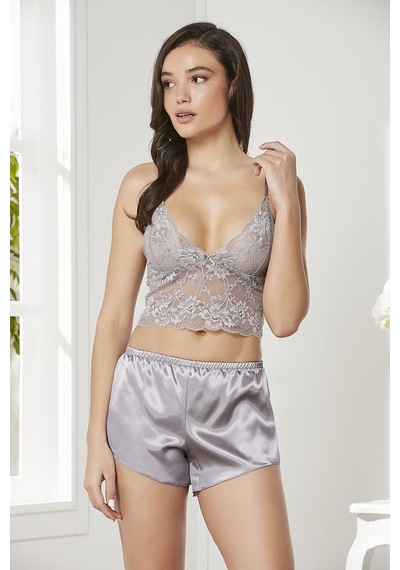 Pierre Cardin 4lü Gecelik Sabahlık Şort Çeyiz Set 7005 Royal 001