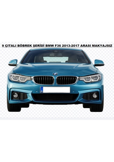 Bmw F36 2013-2017 Makyajsız Kasa Böbrek Şeridi 3 Renk 9 Rods