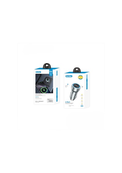 Go Des Gd-qc2208 Hızlı Şarj Özellikli Led Aydınlatmalı Araç Şarj Başlığı 30w Gri