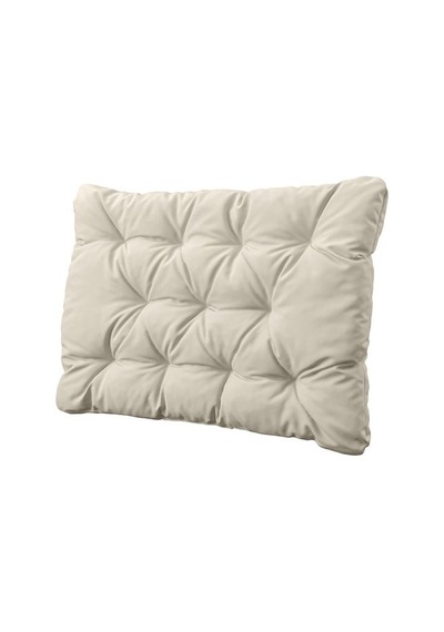Ikea Kuddarna Dış Mekan Sırt Minderi, Açık Gri-bej, 62x44 Cm