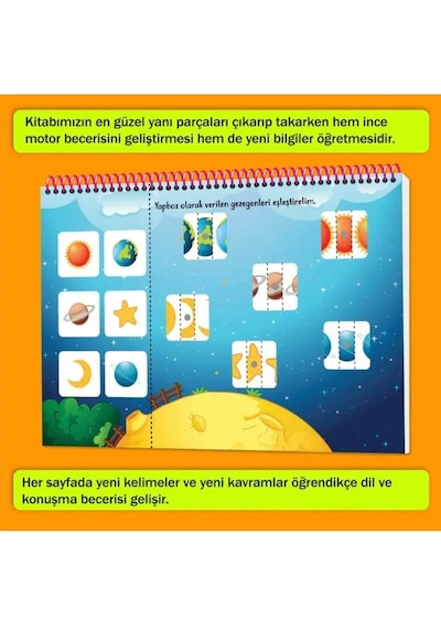 Konuşmayı ve Dikkati Geliştiren Cırt Cırtlı Etkinlik Kitabım