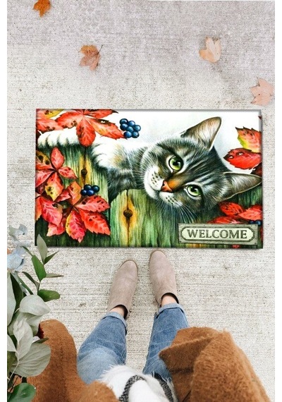 Pvc Kitty Kitty Kaymaz Taban Iç Ve Dış Kapı Önü Paspasları