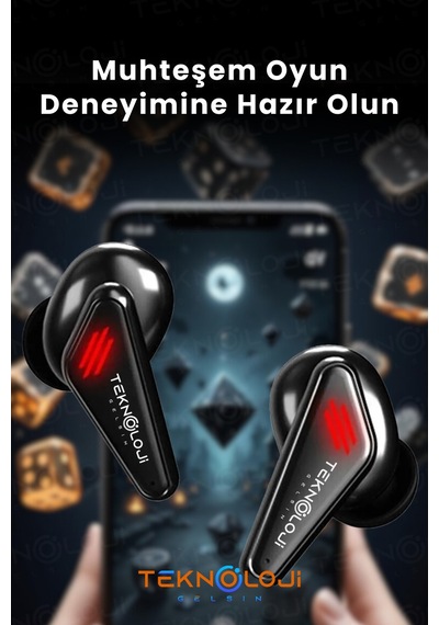 Teknoloji Gelsin K-98 RGB Bluetooth 5.4 Oyuncu Kulaklığı