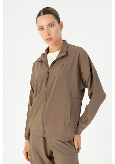 Maraton Comfort Kadın Dik Yaka Kakao Tracktop Kakao