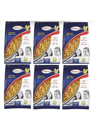 Glutensiz Burgu Makarna 400 Gr Avantajlı X 6 Adet