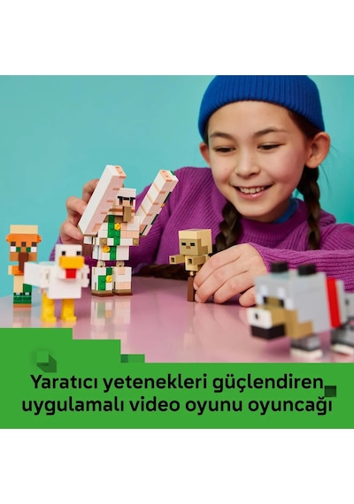 LEGO® Minecraft® Tavuk Jokey Çöl Saldırısı 21592 - 9 Yaş ve Üzeri Çocuklar için 6 Figür İçeren Oyuncak Yapım Seti (428 Parça)