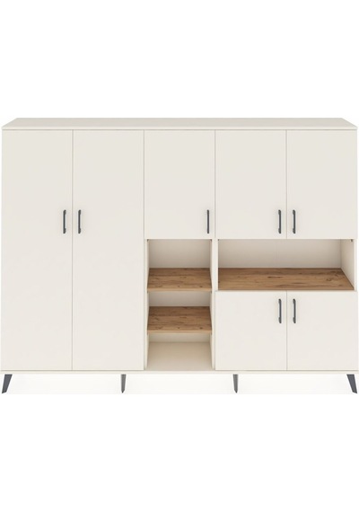 Arges Dolap 13 Raflı 7 Kapaklı 220x30x163 Aytaşı-aytaşı/çam Aytası/atlas Çam - Aytası Arges Dolap 13 Raflı 7 Kapaklı 220x30x163 Aytaşı-aytaşı/çam Aytası/atlas Çam - Aytası