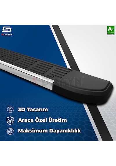 Drstuning S-dizayn Toyota Corolla Cross S-line Krom Yan Basamak 183 Cm 2022 Üzeri