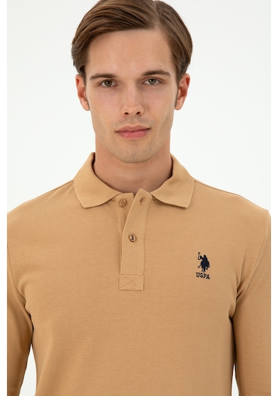 U.s. Polo Assn. Erkek Camel Sweatshirt 50289062-vr015 Camel