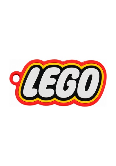 Lego Yazılı Anahtarlık Sert Plastik Oyuncak Temalı Anahtarlık Aksesuar