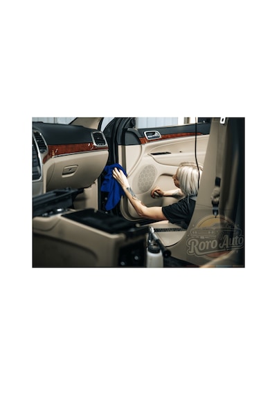Roro Auto Fuji 3'lü Mikrofiber Araç Kurulama Ve Oto Temizlik Bezi 40x40 440 Gsm Mavi
