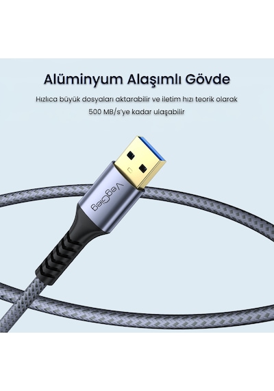 Veggieg Usb 3.0 Uzatma Kablosu 2 Metre 10588008