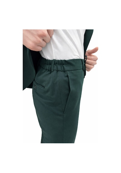 Pike Kumaş Jogger Pantolonlu Erkek Takım Elbise Torba Cepli Tek Düğme Slim Fit Kombin Yeşil Pike Kumaş Jogger Pantolonlu Erkek Takım Elbise Torba Cepli Tek Düğme Slim Fit Kombin Yeşil