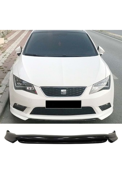 Seat Leon Mk3 Style Ön Ek Karlık Abs Plastik Mat Siyah 2012 2013 2014 2015 2016 Makyajsız Kasa Karlık+bodykit+ek