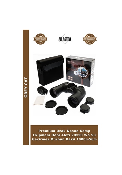 Premium Uzak Nesne Kamp Ekipmanı Hobi Aleti 20x50 Wa Su Geçirmez Dürbün Bak4 1000m56m