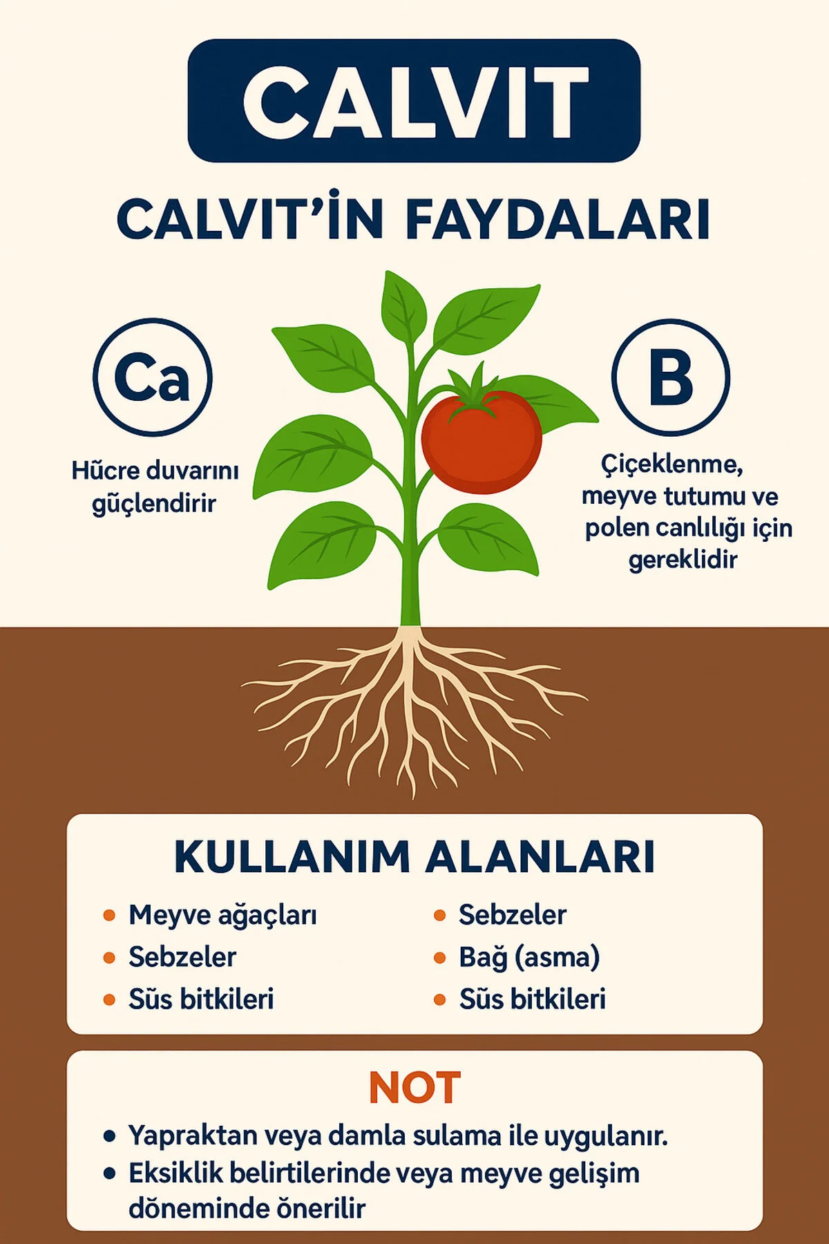 Calvit Toz Gübre 1 KG