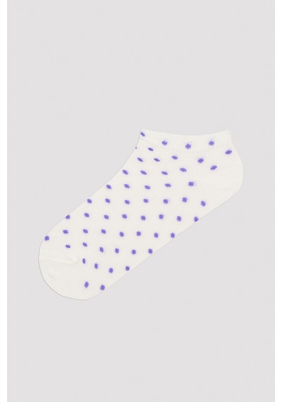 Penti Multicolor Dots 5li Patik Çorap Mavi Pembe