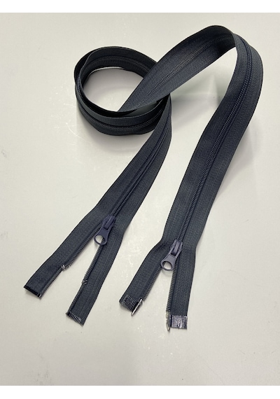 Ferace Pardesü Kap Fermuarı Çift Yön /100 Cm/ Gri