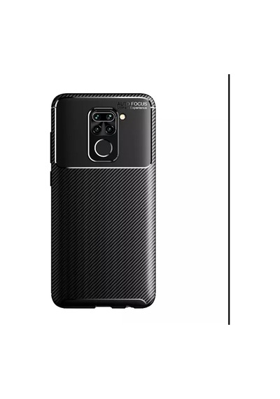 Apsuwa Xiaomi Redmi Note 9 Kılıf Negro Karbon Fiber Silikon