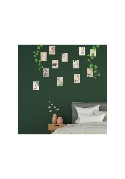 12 Parça A5 Uzak Doğu Suluboya Sanatı Poster Seti Asian Aesthetic Wall Collage Duvar Afişi