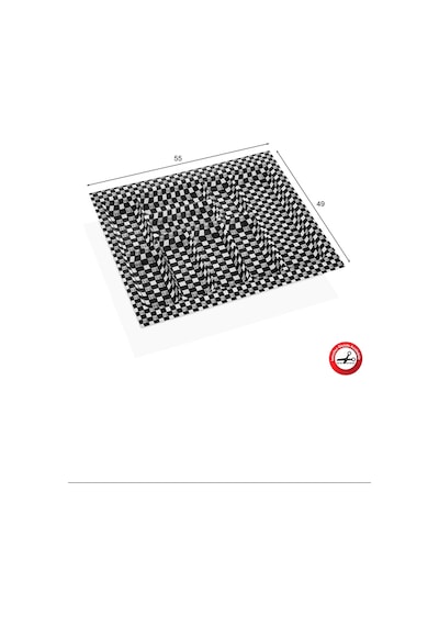 Eco Modül Kaşıklık Damalı 55x49 Royaleks-acero-20124 Çok Renkli
