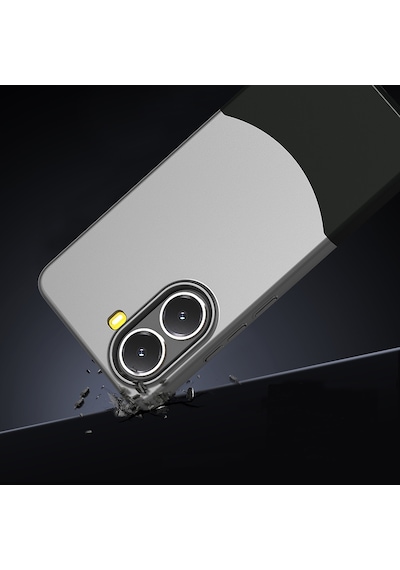 Mobilteam Poco X7 Pro Kılıf Mıknatıslı Duble Kapak - Gri Gri