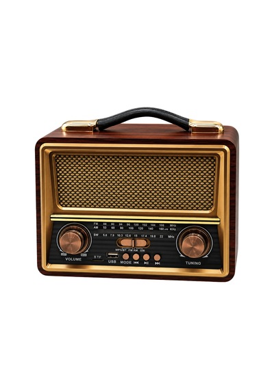 Gold Silver Gs-1335 Retro Tasarım Bluetooth Şarjlı Nostalji Radyo