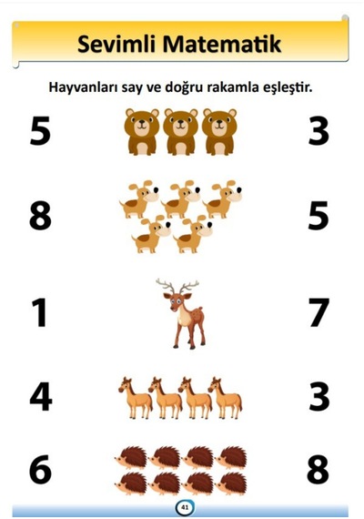 Okul Öncesi Ve Birinci Sınıflar Sevimli Matematik Kitap Seti