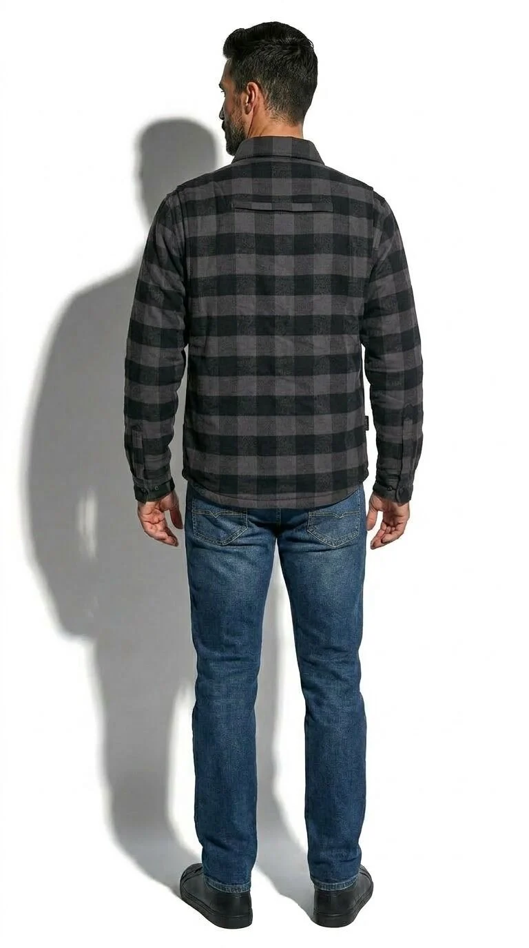 Durt Yazlık Motosiklet Montu Gömlek Black Grey