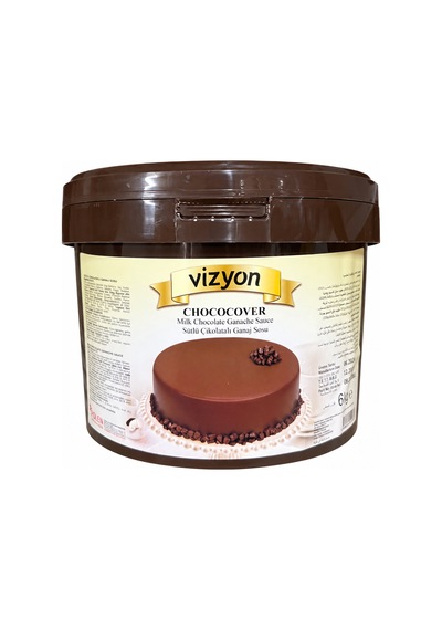 Vizyon Chococover Sütlü Çikolatalı Ganaj Sosu 6 Kg