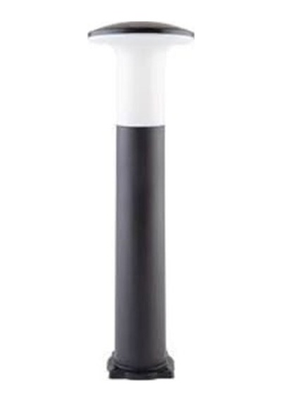 Mantar Bollard Direk Tip Bahçe Aydınlatma 80 Cm Siyah